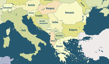 Balkan Mapa