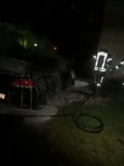 Zapaljeno vozilo Ivanke Janičić, Tivat