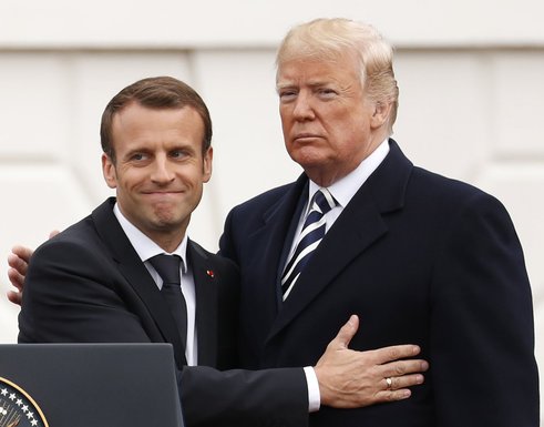 Emanuel Makron, Donald Tramp