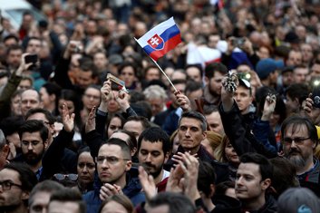 Bratislava, protest