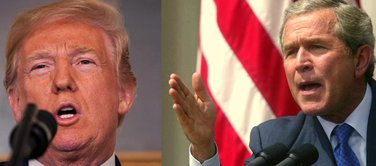 Donald Tramp, Džordž, Buš