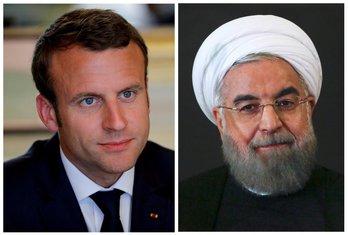 Emanuel Makron, Hasan Rohani