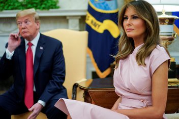 Melanija Tramp, Donald Tramp