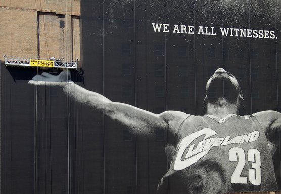 Lebron Džejms, poster