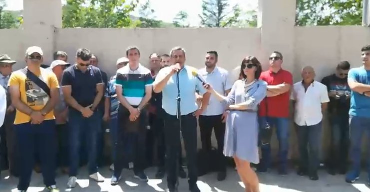 Demorkatski front protest