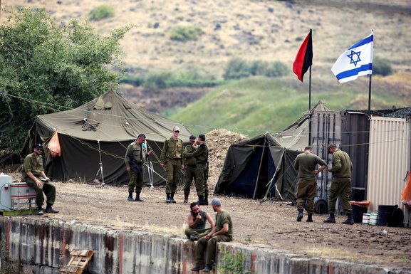 Izrael, vojnici, Golanska visoravan