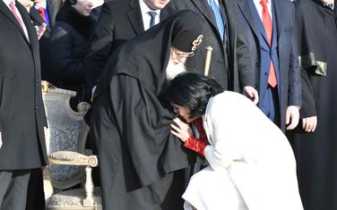 Patrijarh Ilija II i Salome Zurabišvili