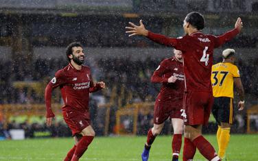 Mohamed Salah i Virdžil van Dajk slave drugi gol