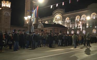 Sa protestnog okupljanja