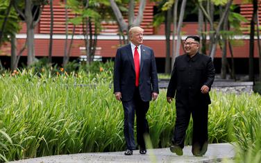 Donald Tramp i Kim Džong Un