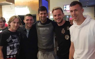 Luka Modrić, Mateo Kovačić, Novak Đoković, Ivan Rakitić i Ivan Perišić