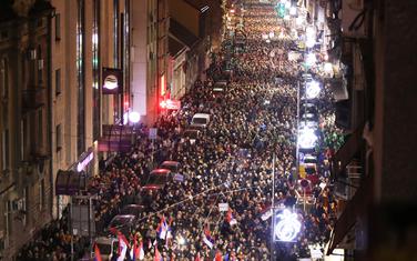 Anti vladini protesti u Beogradu
