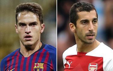 Denis Suarez i Henrik Mhitarijan