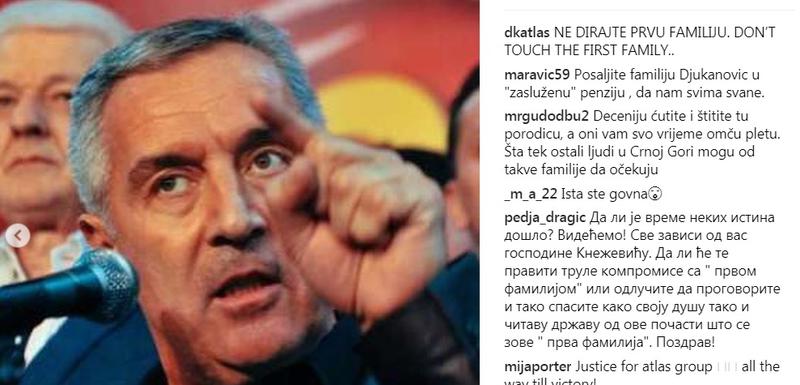 Objava Duška Kneževića na Instagramu