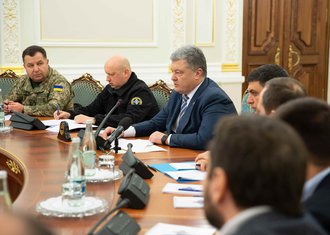 Petro Porošenko, Savjet za nacionalnu bezbjednost