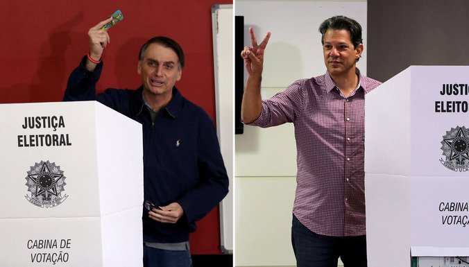 Žair Bolsonaro, Fernando Hadad