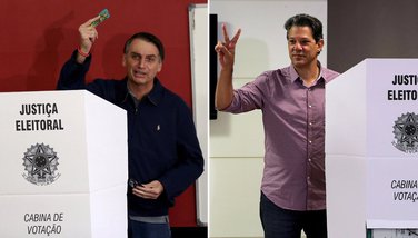 Žair Bolsonaro, Fernando Hadad