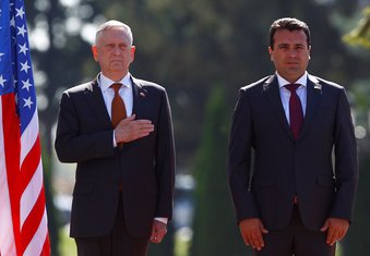 Džim Matis, Zoran Zaev