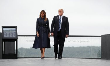 Melanija Tramp, Donald Tramp