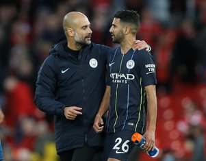 Pep Gvardiola Rijad Marez Mančester siti