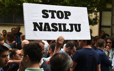 Položaj novinara gori nego prije šest godina: Sa protesta novinara zbog napada na Lakićevu