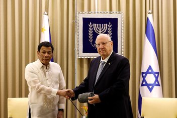 Rodrigo Duterte, Reuven Rivlin