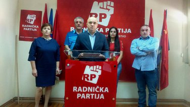 Janko Vučinić, Željka Savković, Radnička partija