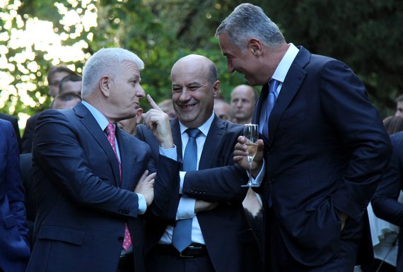 Rafet Husović, Milo Đukanović, Duško Marković