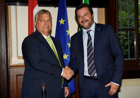 Viktor Orban, Mateo Salvini
