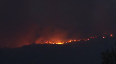 Paštrovska gora, požar