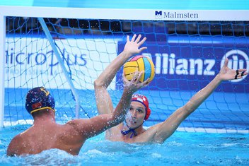 Hrvatska - Crna Gora vaterpolo Barselona 2018.