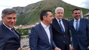 Aleksis Cipras, Duško Marković, Denis Zvizdić, Zoran Zaev