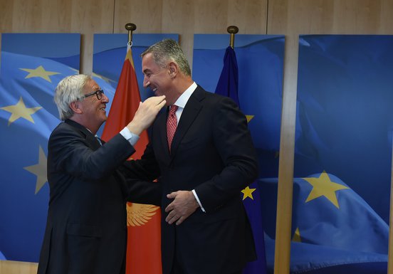 Milo Đukanović, Žan Klod Junker