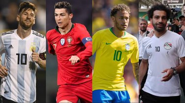 Mesi, Ronaldo, Nejmar, Salah