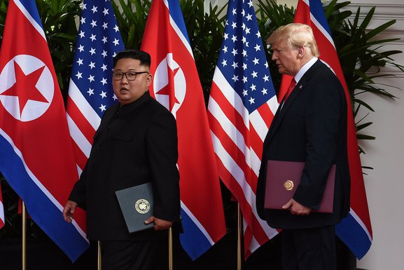 Kim Džong Un, Donald Tramp