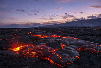 vulkan, lava