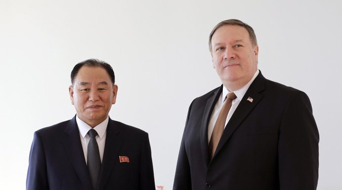Kim Jong Čol, Majk Pompeo