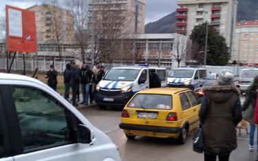 Policijska "marica" jutros kod gradilišta