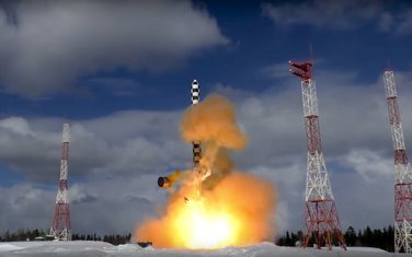 Rusija, testiranje interkontinentalne balističke rakete