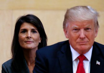 Niki Hejli, Donald Tramp