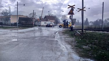 Pružni prelaz, Nikšić
