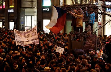 Prag, protest