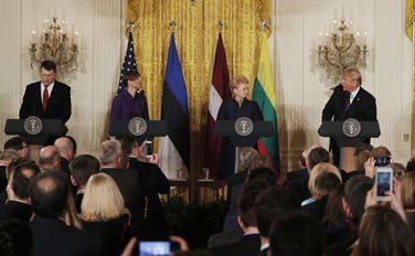 Donald Tramp, predsjednici baltičkih zemalja