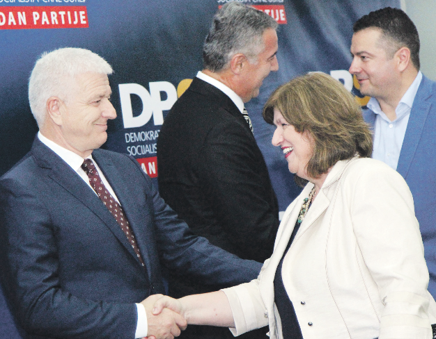 Marija Vučinović, Duško Marković, Milo Đukanović, Adrijan Vuksanović