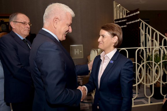 Duško Marković, Ana Brnabić