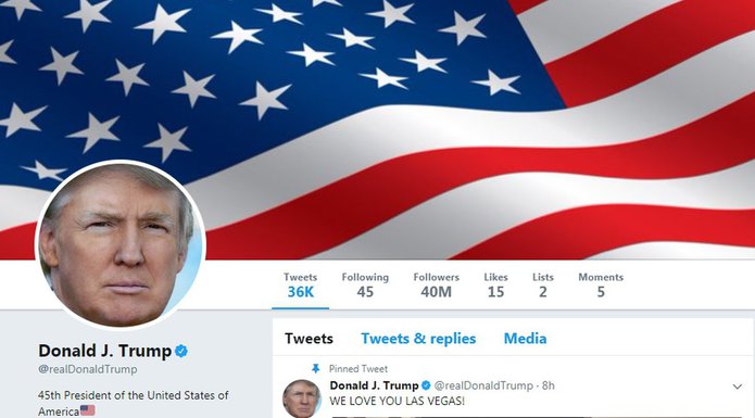 Donald Tramp Tviter