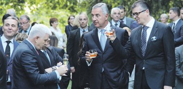 Duško Marković, Milo Đukanović, Branimir Gvozdenović