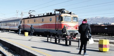 Željeznička stanica Podgorica voz