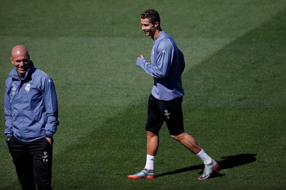 Kristijano Ronaldo i Zinedin Zidan