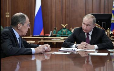 Lavrov i Putin na današnjem sastanku